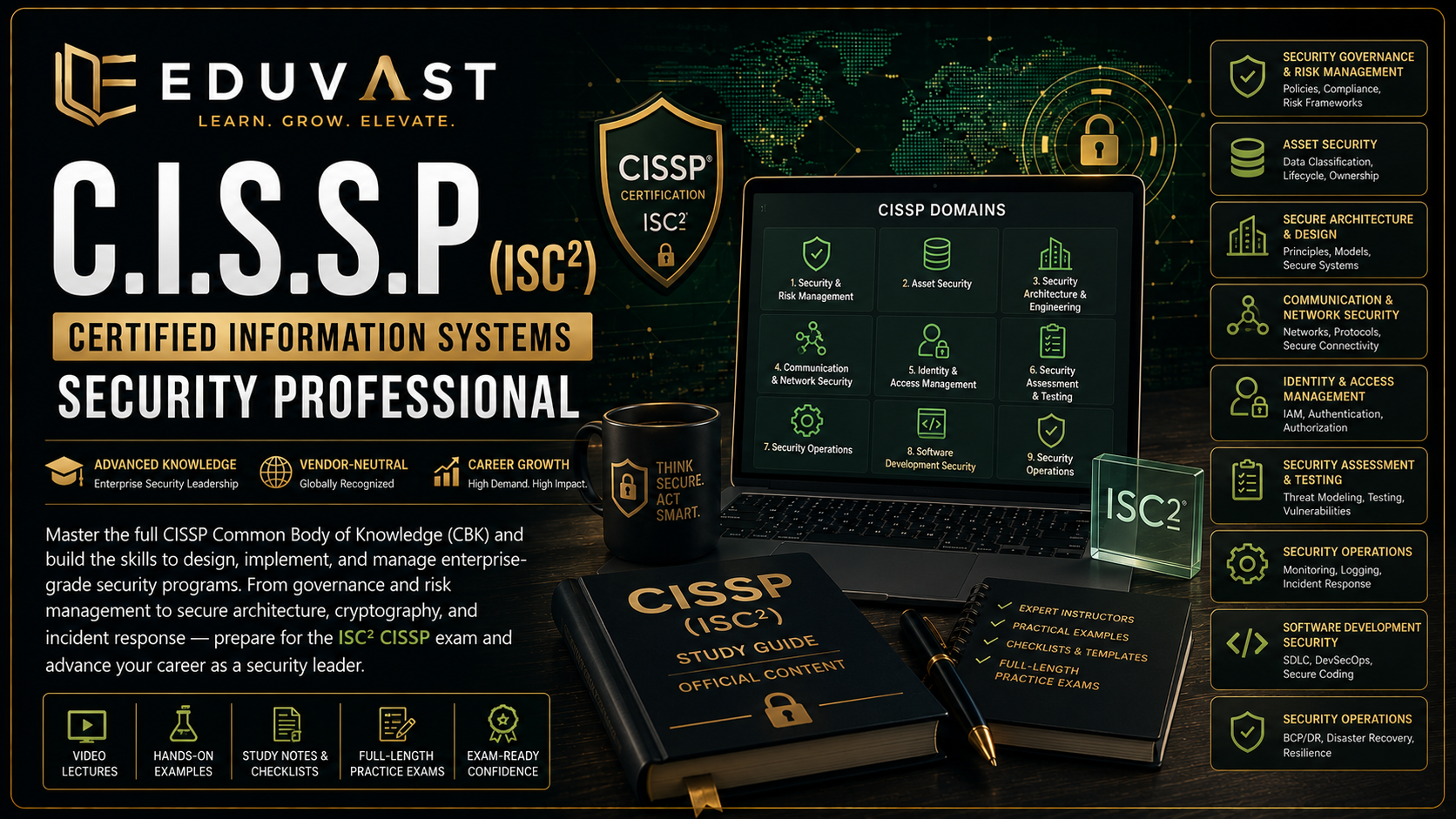 C.I.S.S.P (ISC²) course cover