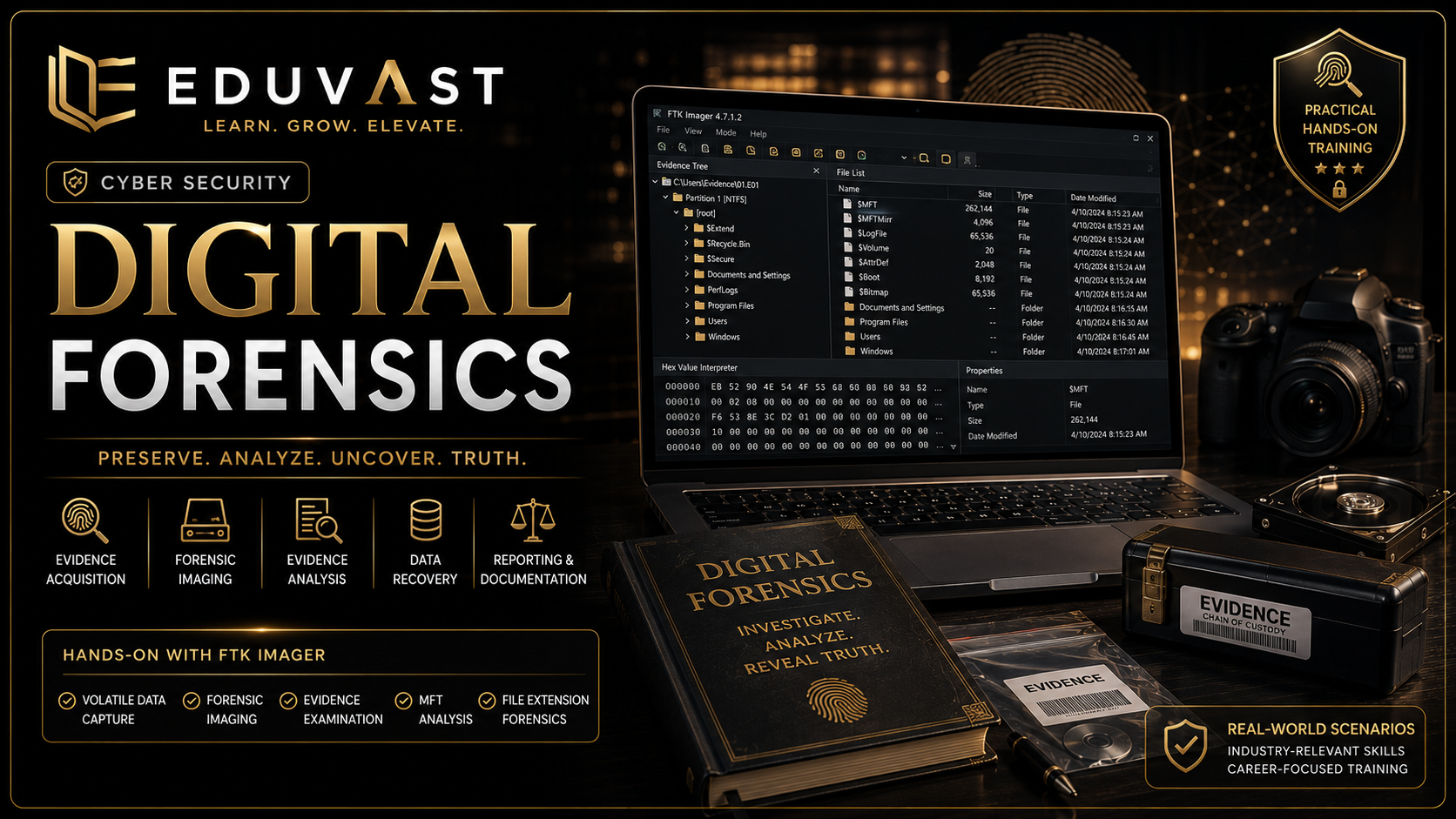 Digital Forensics course cover